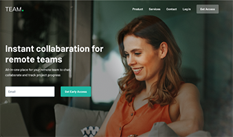 na zdjęciu znajduję się design aplikacji dla zespołów